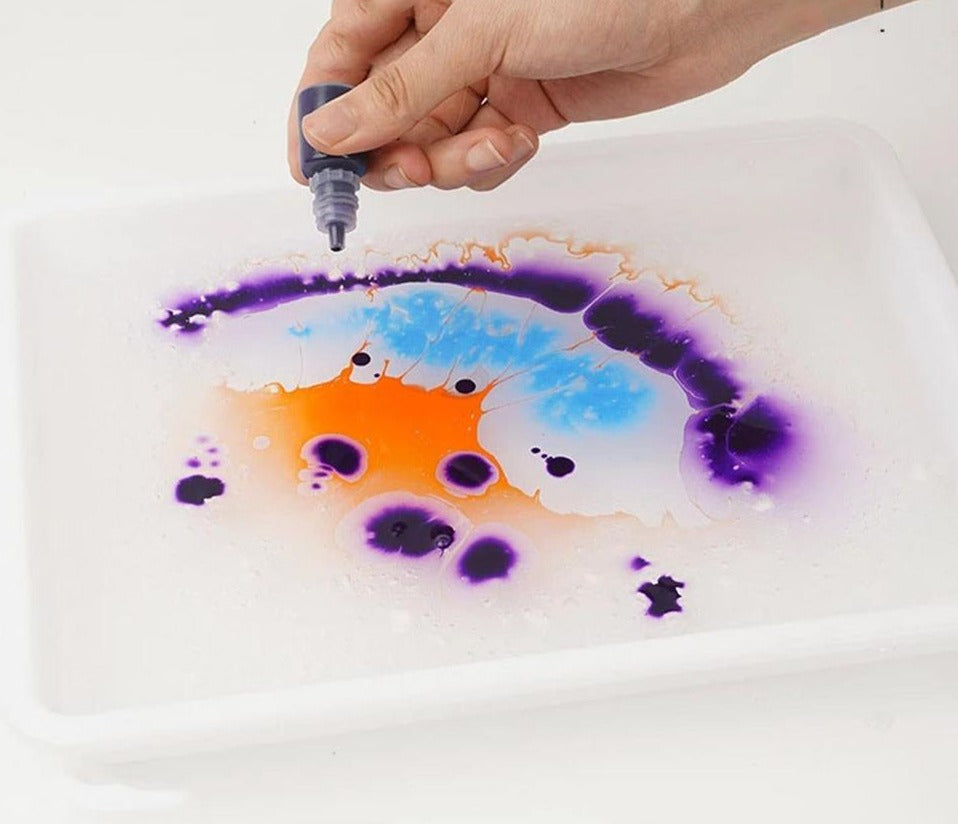 Colorful DIY Watercolor Marble Art Painting Kit