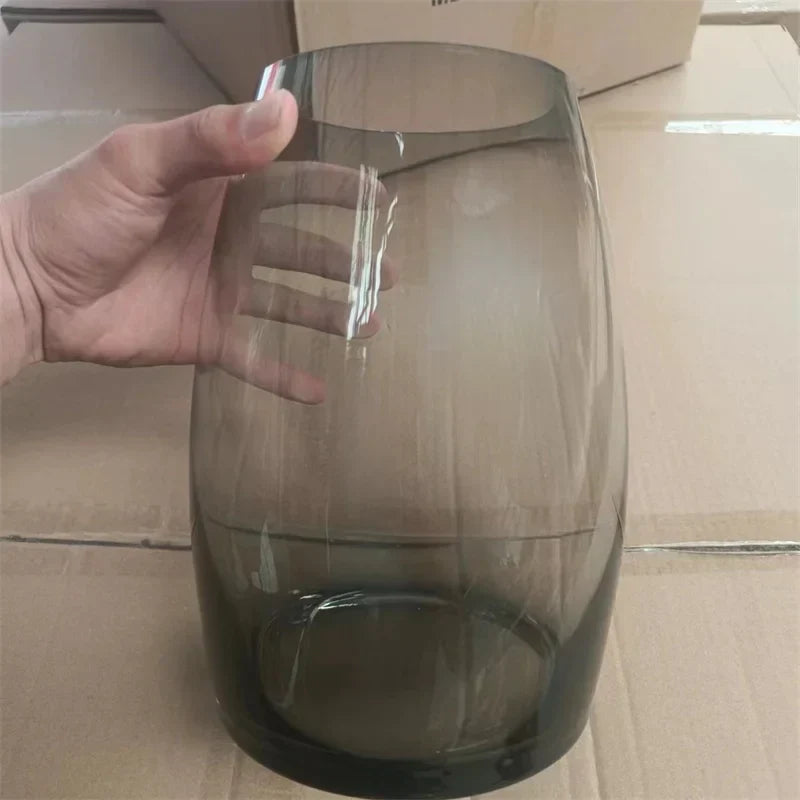 Small Minimalist Decorative Glass Vase - Yeezlab