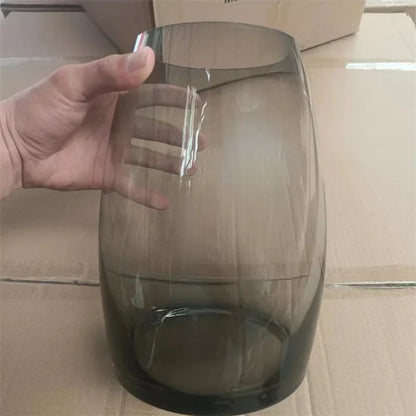 Small Minimalist Decorative Glass Vase - Yeezlab