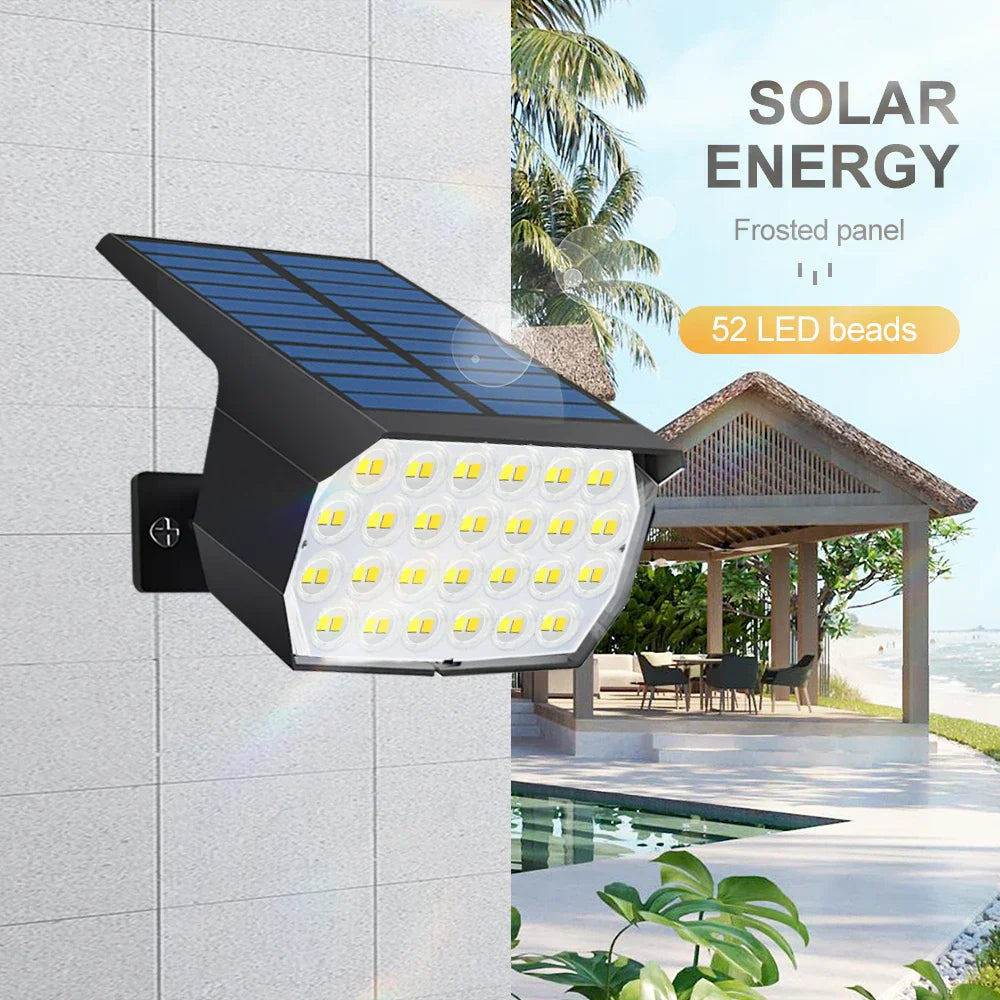 Outdoor Solar Powered 92LED Garden Spotlight