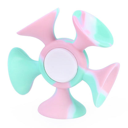 Relaxing Silicone Fidget Spinner Toy