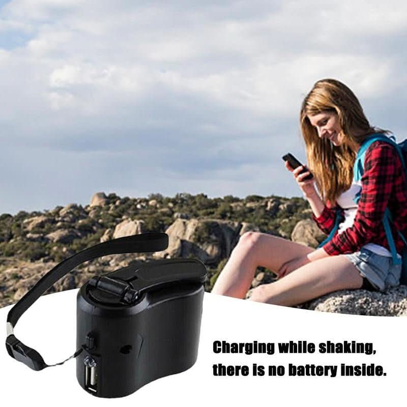 Compact Emergency Power Bank with USB and LED Light