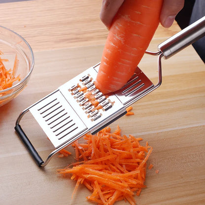 Easy Grip Stainless Steel Veg Grater & Chopper
