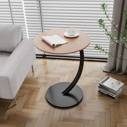 Sturdy Round End Table for Home and Office - Yeezlab