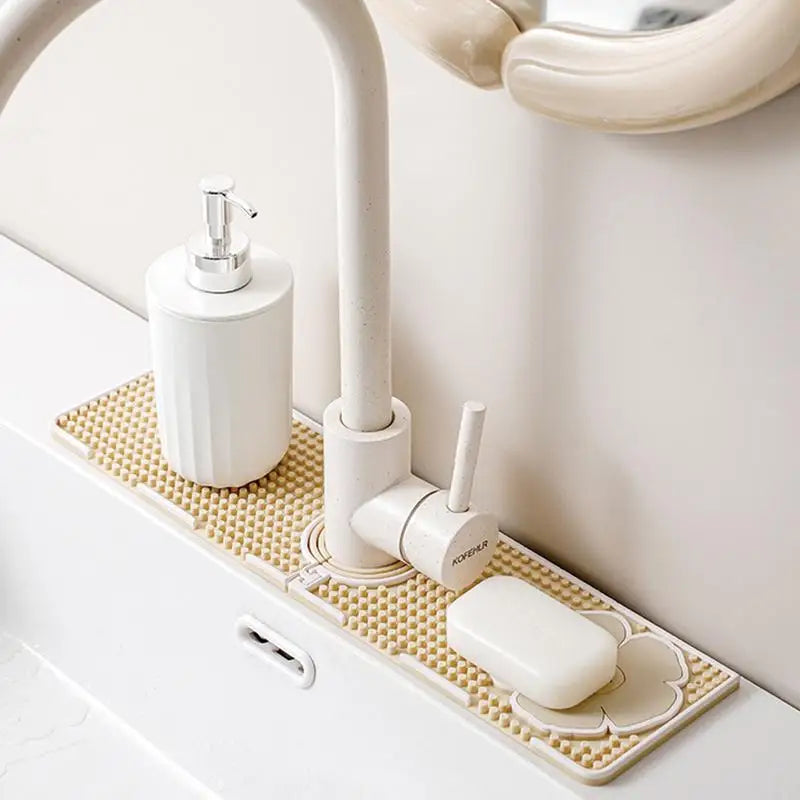 Waterproof Kitchen Sink Faucet Protection Pad Mat