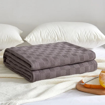 Soft Cotton Throw Blanket for Home Decor