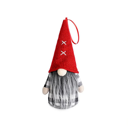 Fun Christmas Gnome Decorations with Bells & Holly