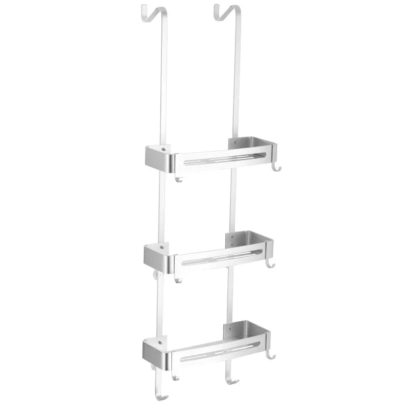 Stylish Bathroom Double Layer Shower Caddy Rack