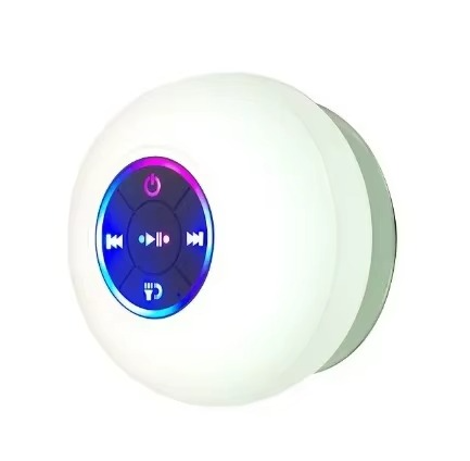 Compact Waterproof Bluetooth Speaker with LED Lights - Yeezlab