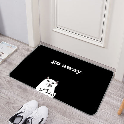 Humorous Welcome Washable Non Slip Door Mat