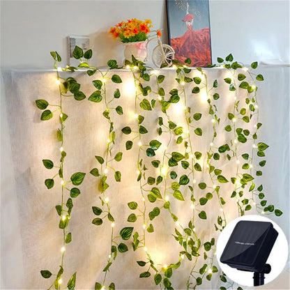 Outdoor Solar String Lights Warm White Garden Decor