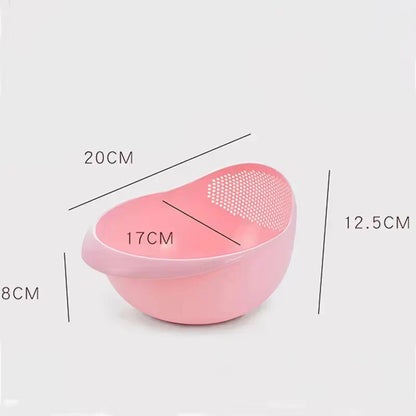 Portable Collapsible Strainer Basket for Food and Rice