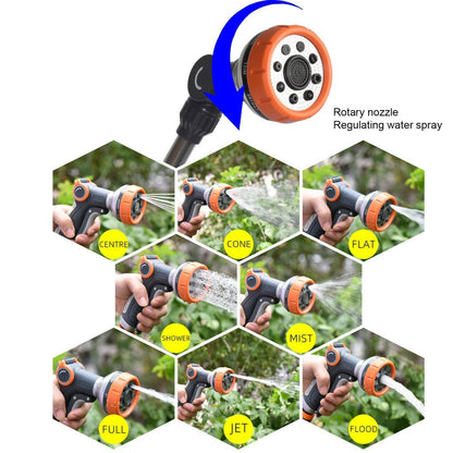 Powerful 8-Mode Garden Water Spray Gun