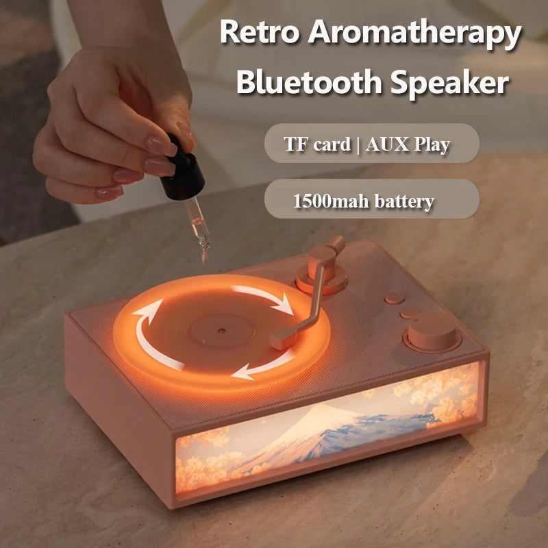 Portable LED Bluetooth Speaker with Aroma Diffuser