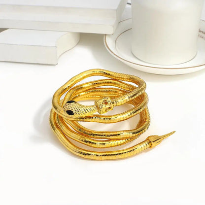 Edgy Snake Chain Double Layer Necklace