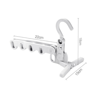 Portable Folding Closet Travel Hanger Organizer