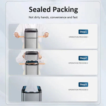 Touchless Stainless Steel Sensor Trash Can