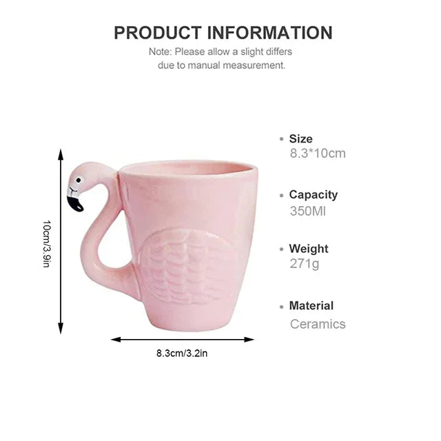 Pastel Pink Ceramic Tea Cup Set