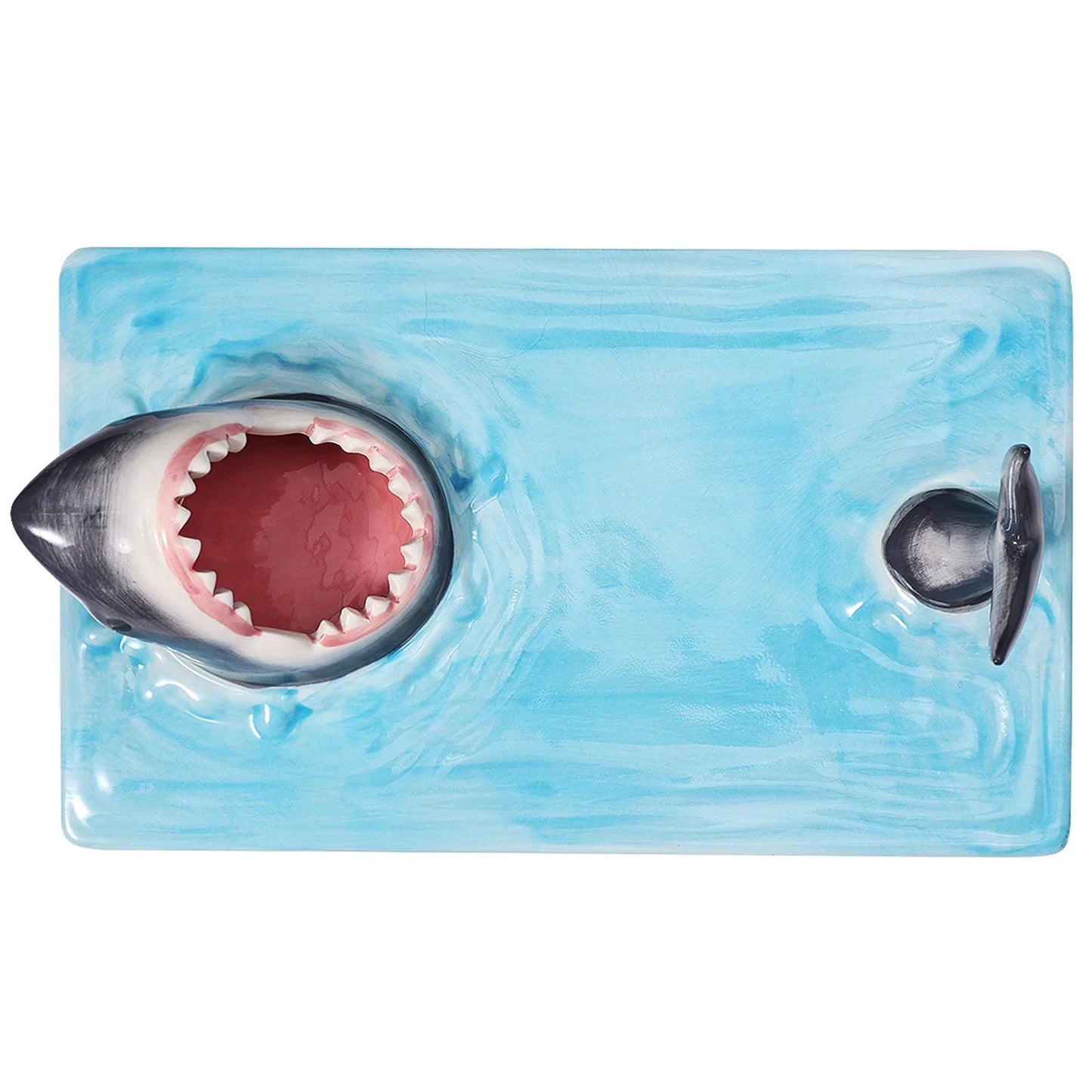 Stylish Shark Shaped Sushi Serving Plate