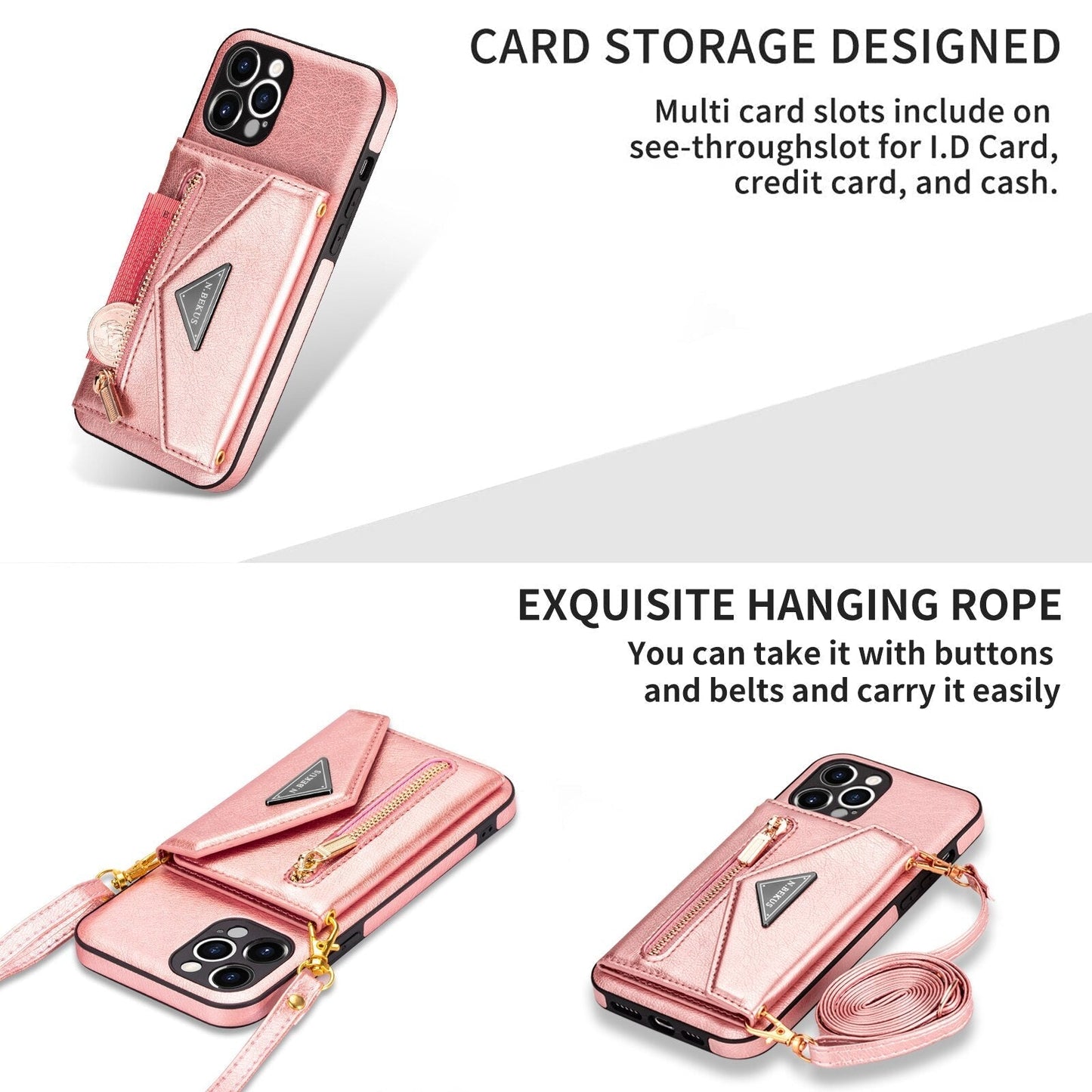 Slim iPhone Wallet Case with Card Holder