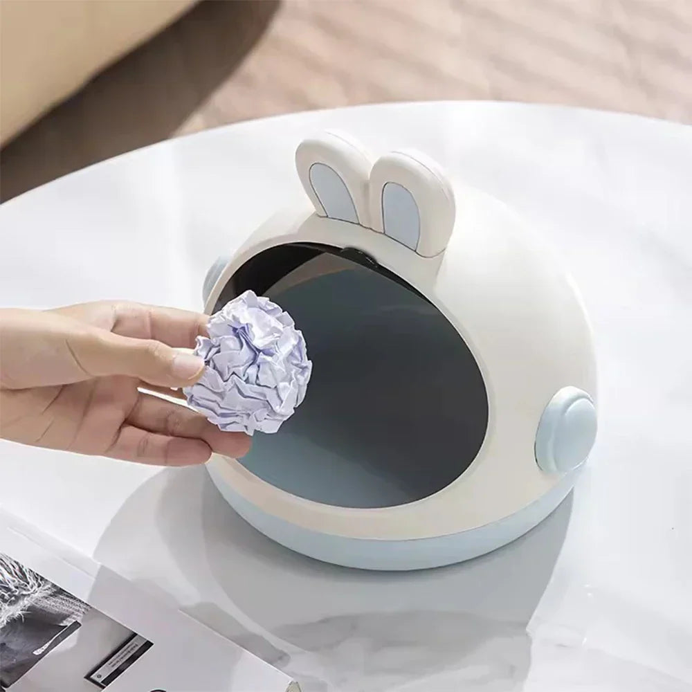 Small Cute Bunny Office Waste Can