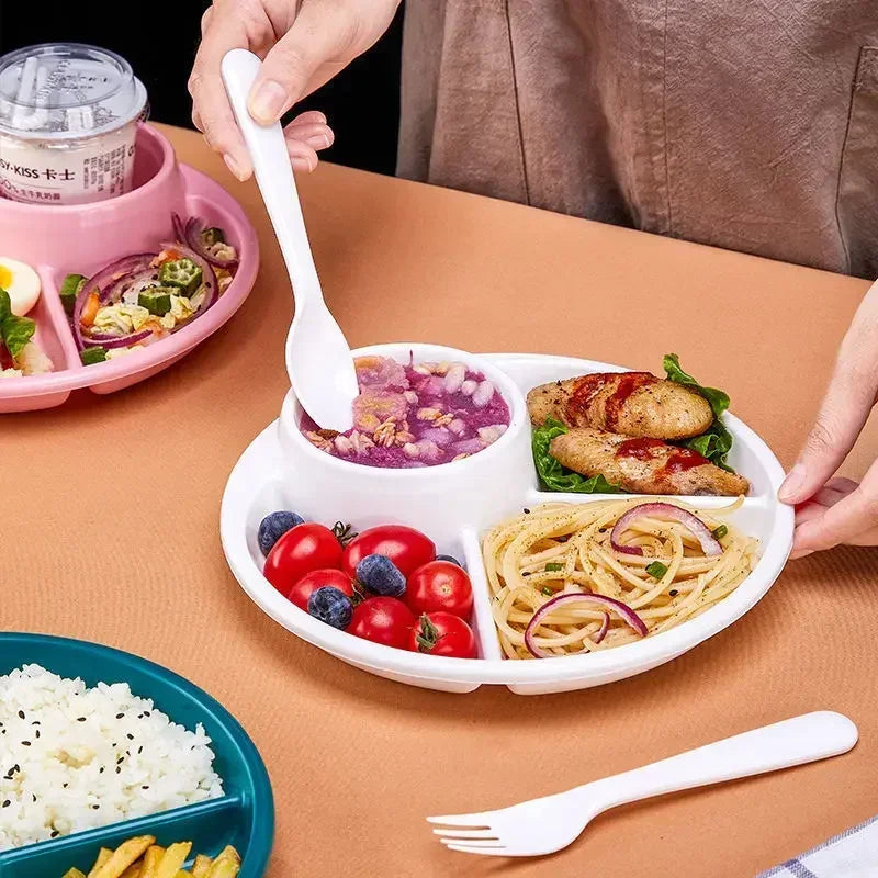 Healthy Sectioned Food Portion Control Plate