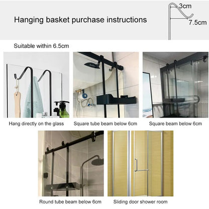 Stylish Bathroom Double Layer Shower Caddy Rack