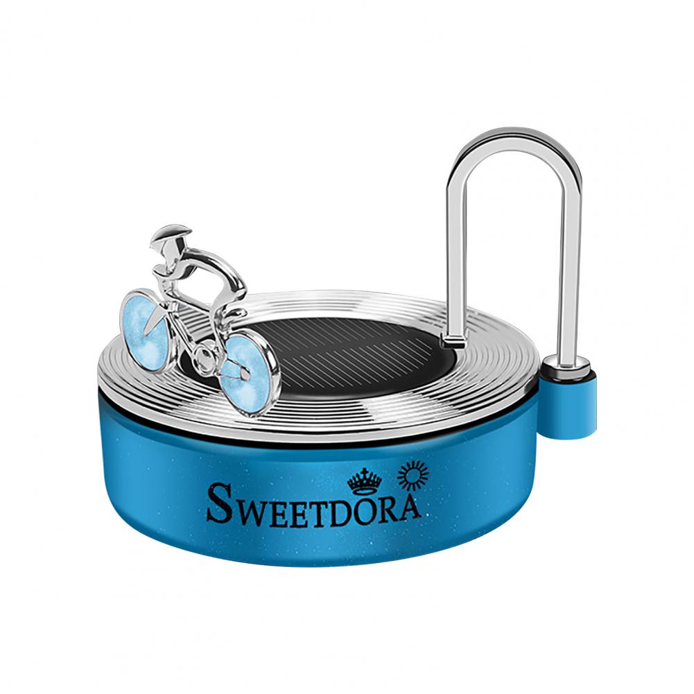 Compact Bike Car Solar Powered Air Freshener Decor - Yeezlab