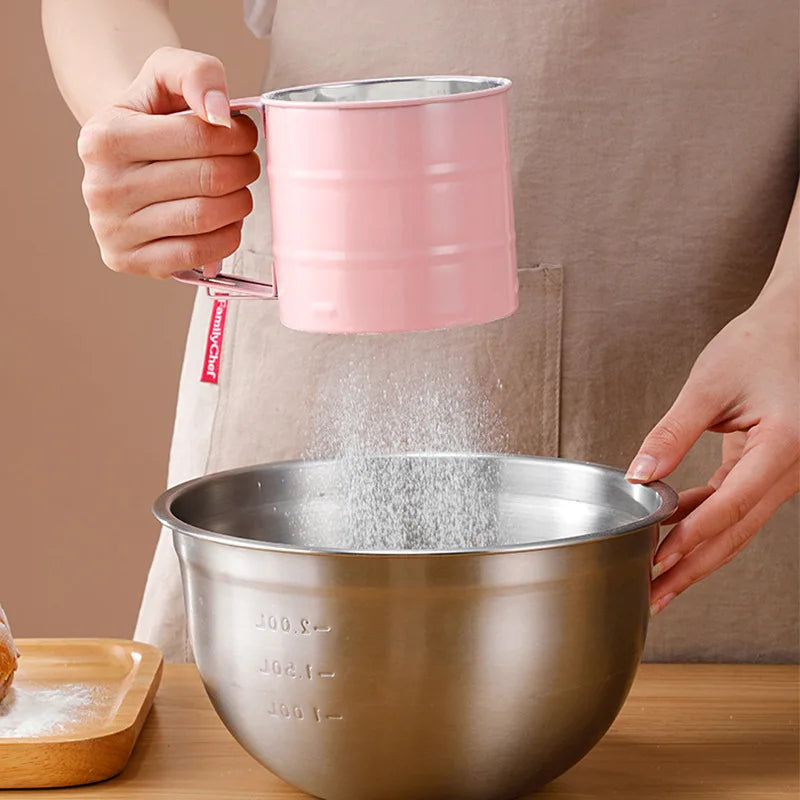Easy Use Manual Flour Sifter Kitchen Tool