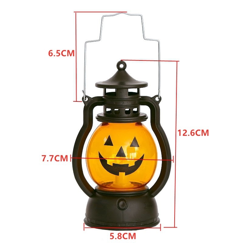 Small Spooky Pumpkin Lantern Light
