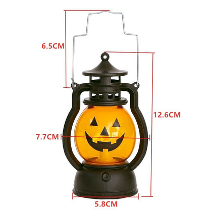 Small Spooky Pumpkin Lantern Light