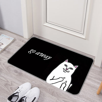 Humorous Welcome Washable Non Slip Door Mat