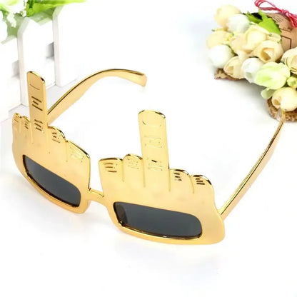 Flashy Gold Statement Party Shades