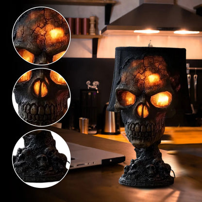 Spooky Skull Table Lamp LED Light
