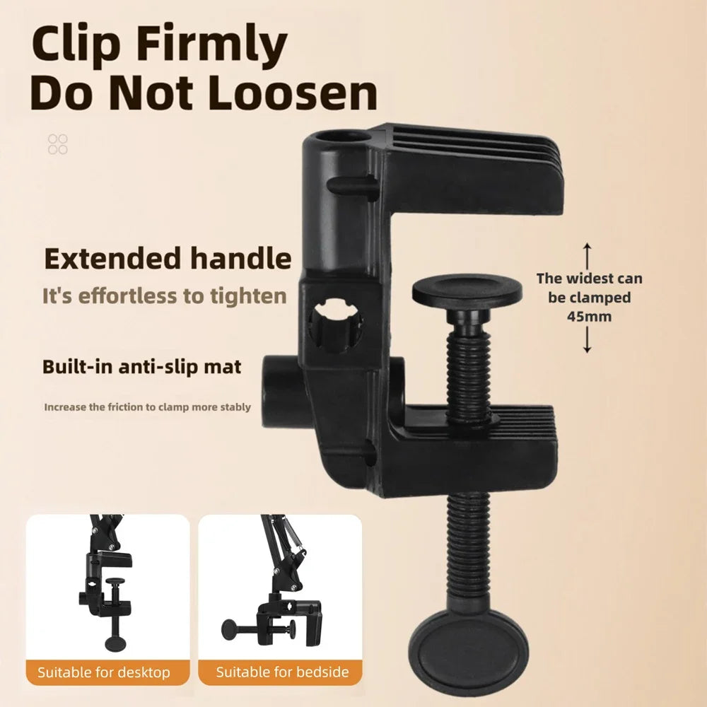 Portable LED Ring Light with Phone Mount