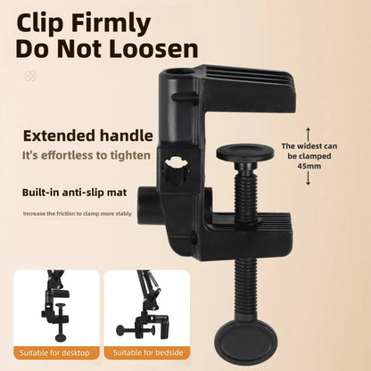 Portable LED Ring Light with Phone Mount