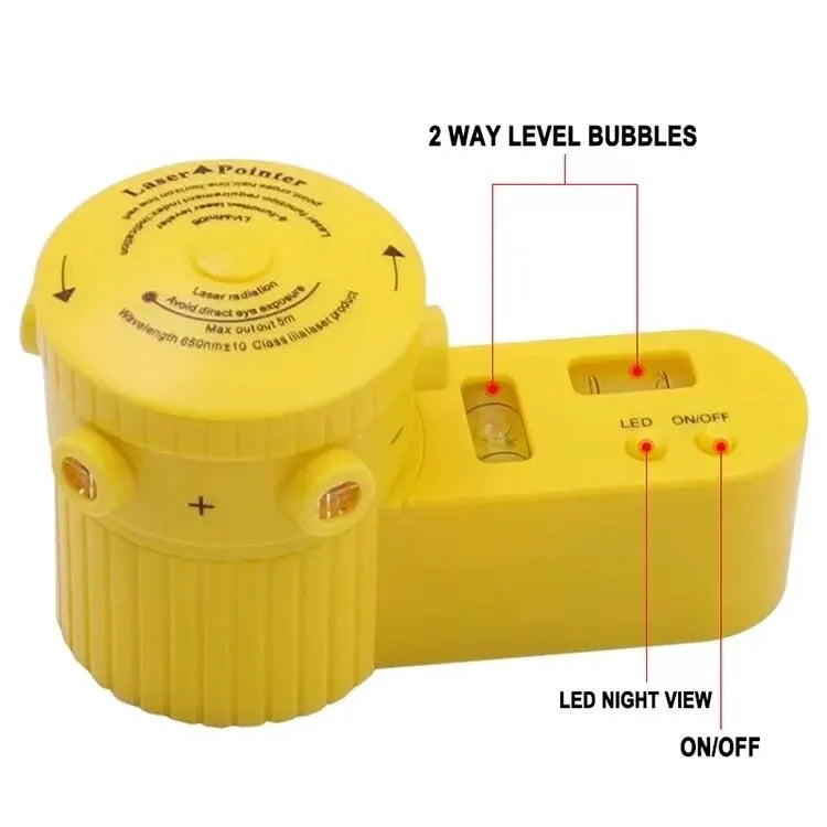 Accurate Laser Level Tool Measuring Ruler Set
