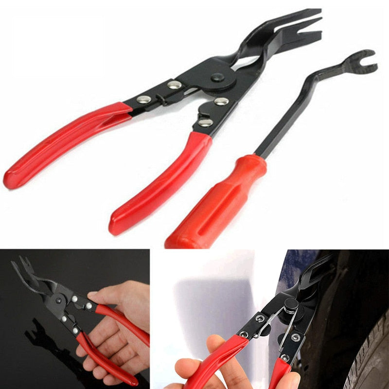 Premium Car Clip Removal Tool Plier Set