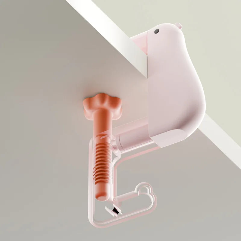 Space Saving Under Desk Hanging Hooks