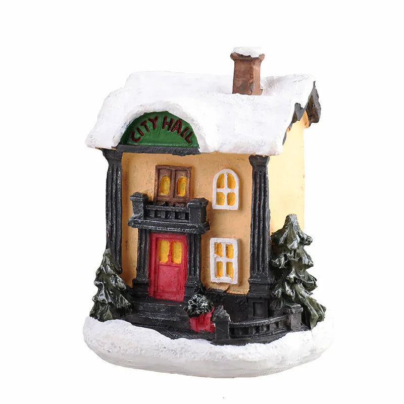 Colorful LED Christmas Home Decor Figurines