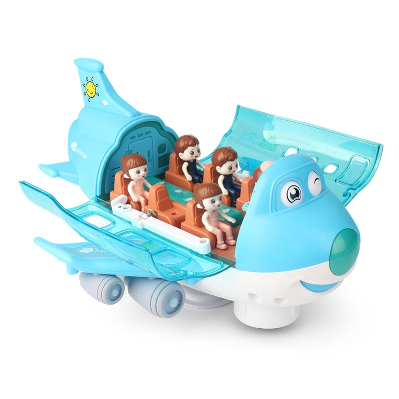 Fun Kids Musical Airbus Toy Plane - Yeezlab