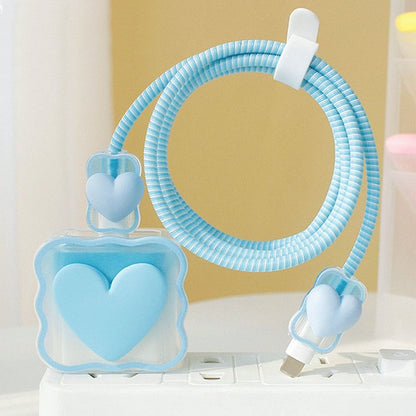 Clear Phone Charging Cable Cover Protector
