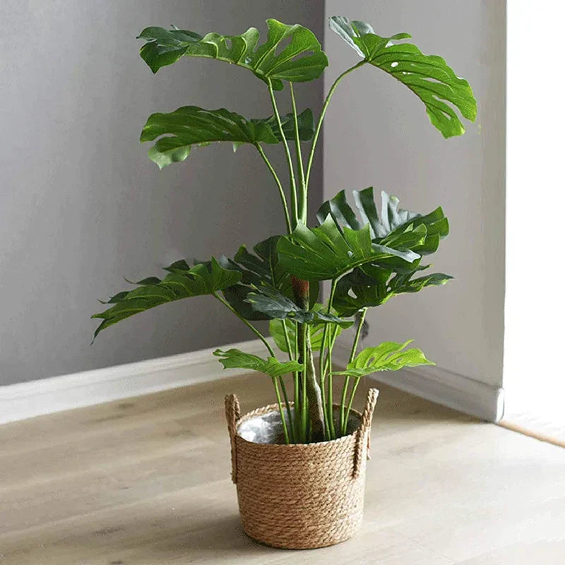 Large Natural Woven Seagrass Planter Basket