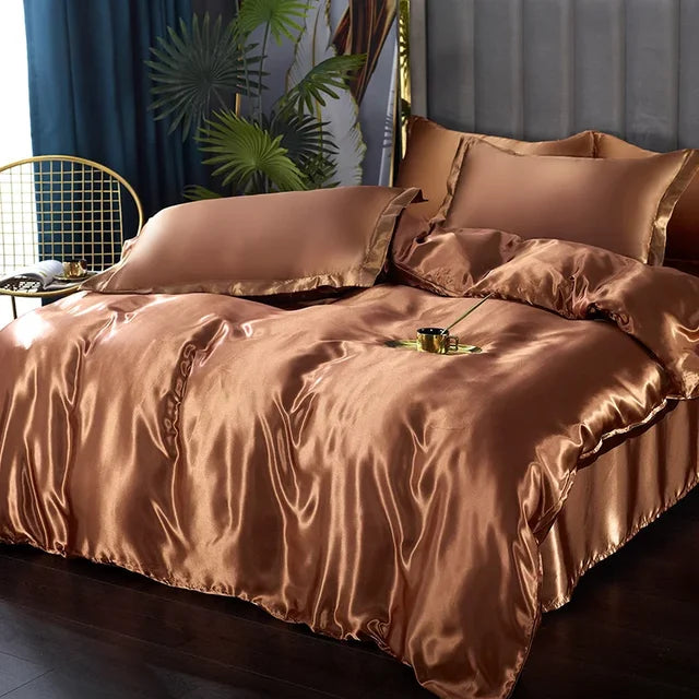 Soft Satin Bed Sheet Set
