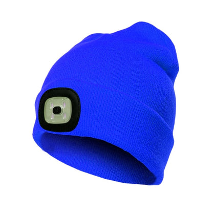 Warm Bright LED Sports Beanie