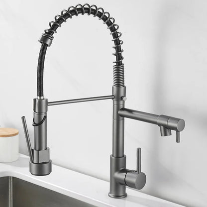 Premium 2 Handle Oil Rubbed Bronze Kitchen Faucet