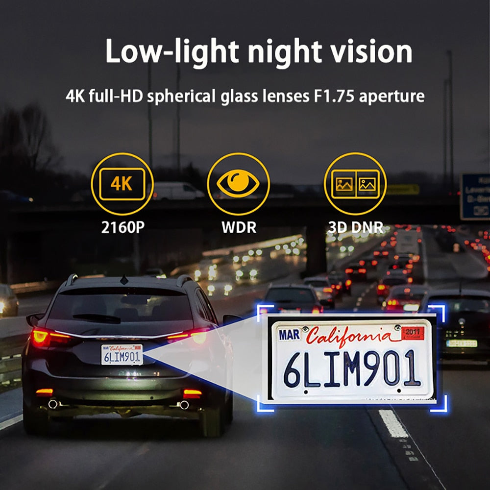 HD Car Dash Camera Parking Sensor Monitor