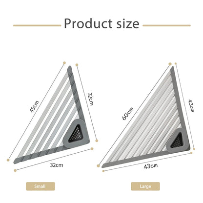 Space Saving Kitchen Sink Shelf with Drain Rack