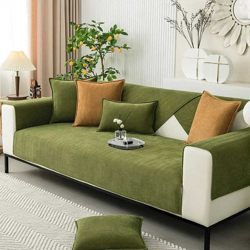 Yeezlab | Grippy Faux Leather Sofa Protector