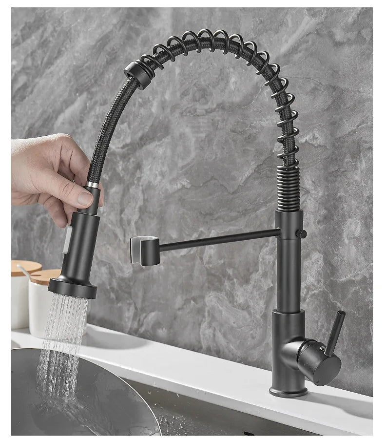 Premium 2 Handle Oil Rubbed Bronze Kitchen Faucet
